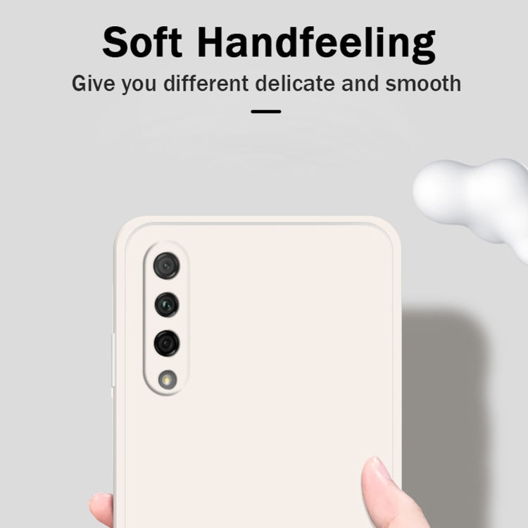 For Honor 9X Pro Solid Color Imitation Liquid Silicone Straight Edge Dropproof Full Coverage Protective Case