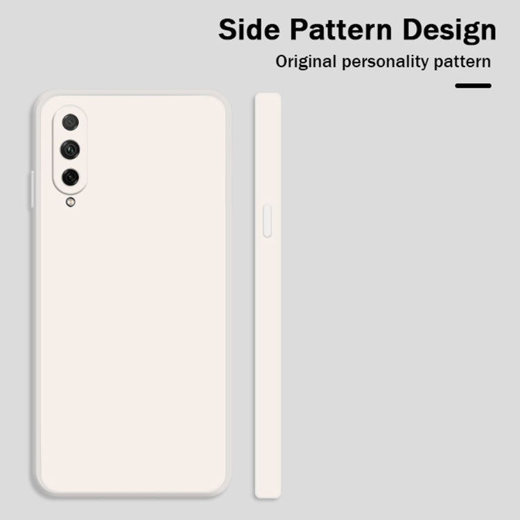 For Honor 20 Lite Solid Color Imitation Liquid Silicone Straight Edge Dropproof Full Coverage Protective Case