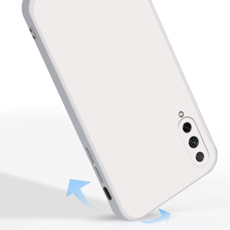 For Honor 20 Lite Solid Color Imitation Liquid Silicone Straight Edge Dropproof Full Coverage Protective Case