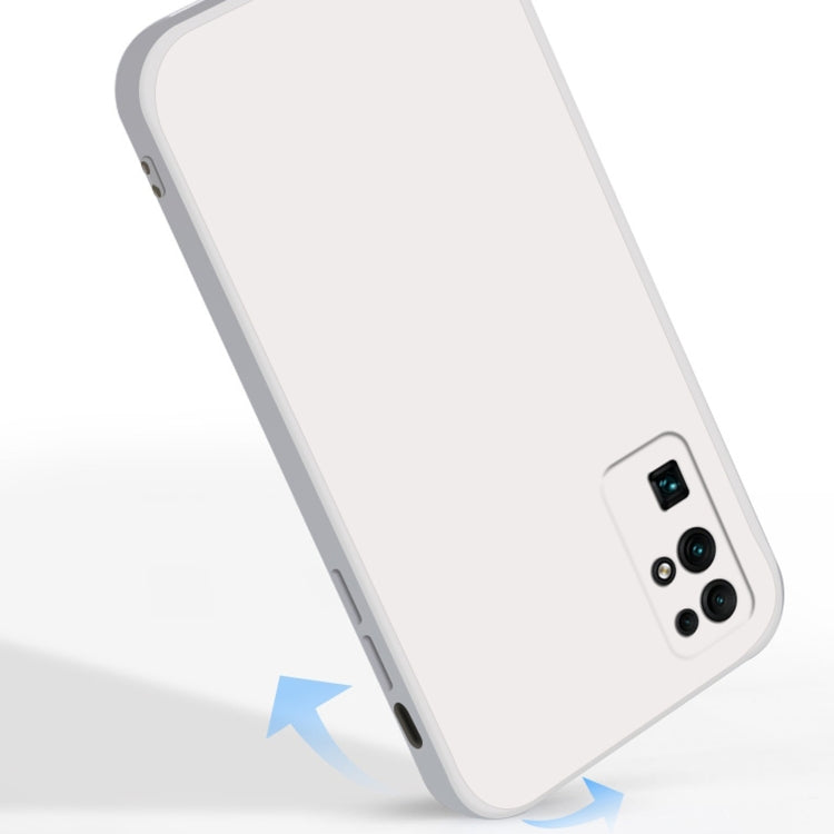 For Honor 30 Solid Color Imitation Liquid Silicone Straight Edge Dropproof Full Coverage Protective Case