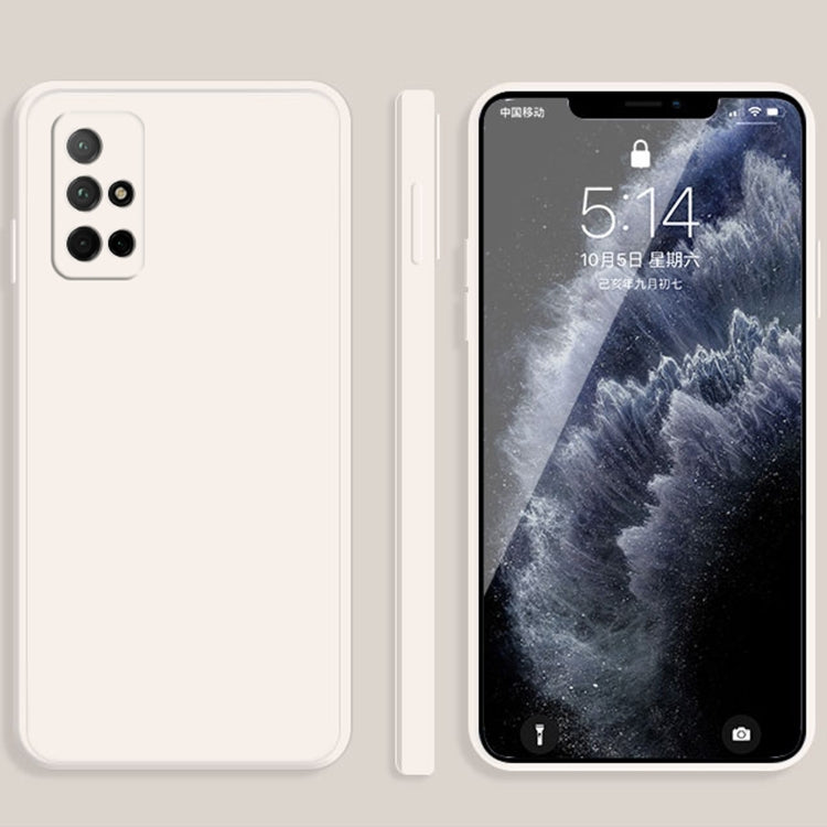 For Honor 30s Solid Color Imitation Liquid Silicone Straight Edge Dropproof Full Coverage Protective Case