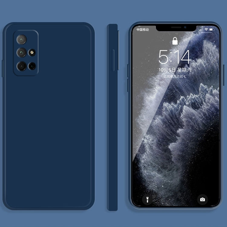 For Honor 30s Solid Color Imitation Liquid Silicone Straight Edge Dropproof Full Coverage Protective Case