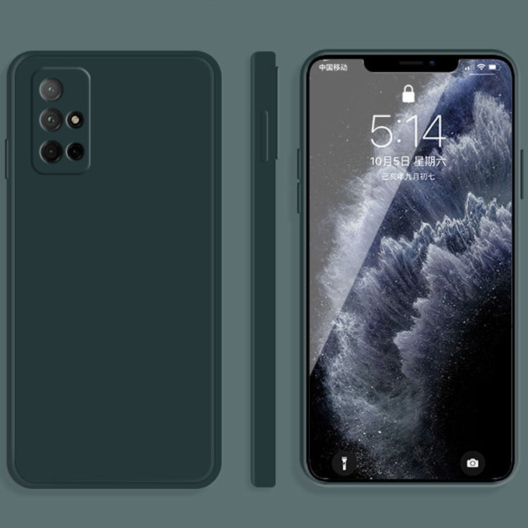 For Honor 30s Solid Color Imitation Liquid Silicone Straight Edge Dropproof Full Coverage Protective Case