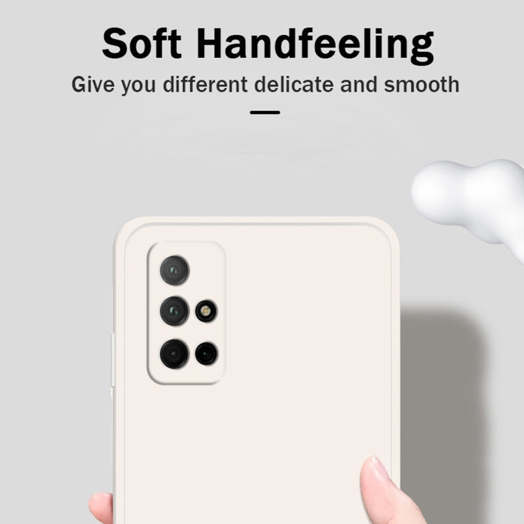 For Honor 30s Solid Color Imitation Liquid Silicone Straight Edge Dropproof Full Coverage Protective Case