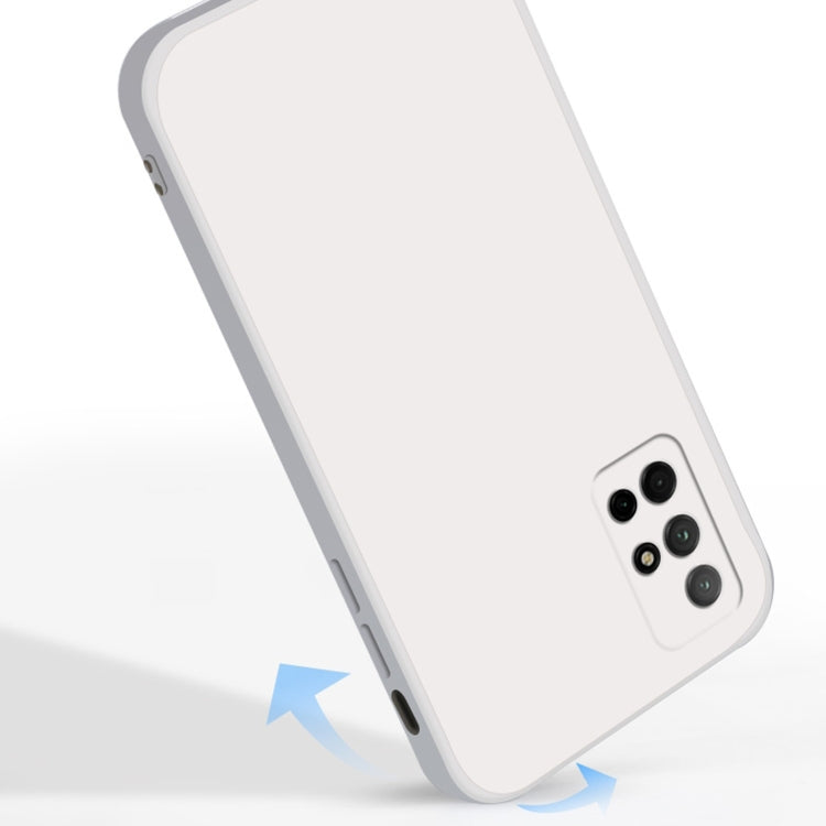 For Honor 30s Solid Color Imitation Liquid Silicone Straight Edge Dropproof Full Coverage Protective Case