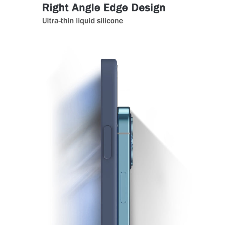 For Xiaomi Mi 10 Pro Solid Color Imitation Liquid Silicone Straight Edge Dropproof Full Coverage Protective Case