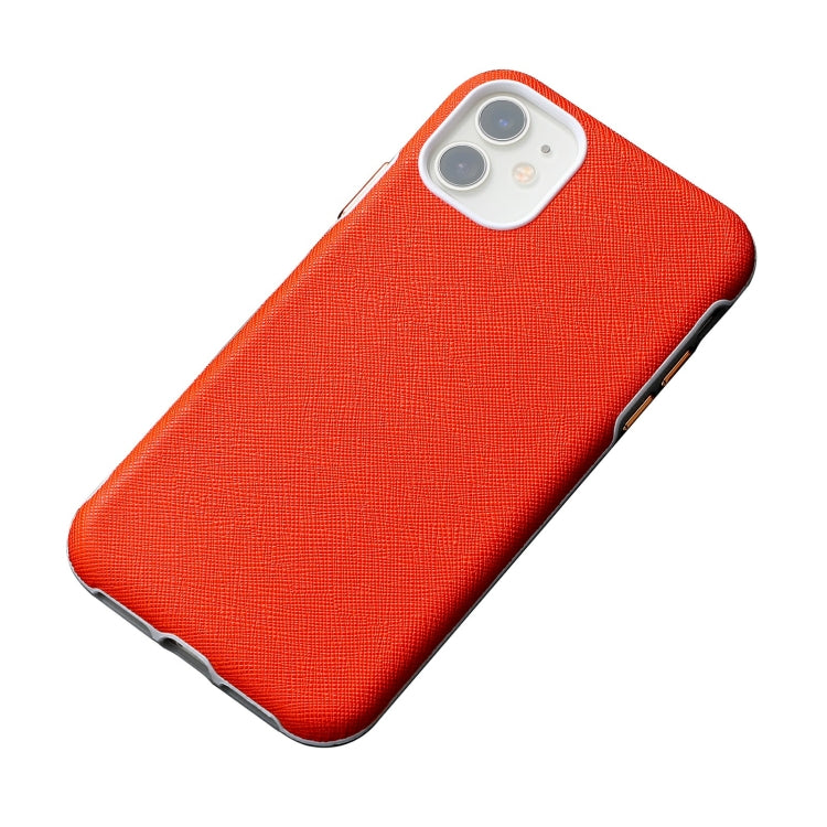 Business Cross Texture PC Protective Case For iPhone 11