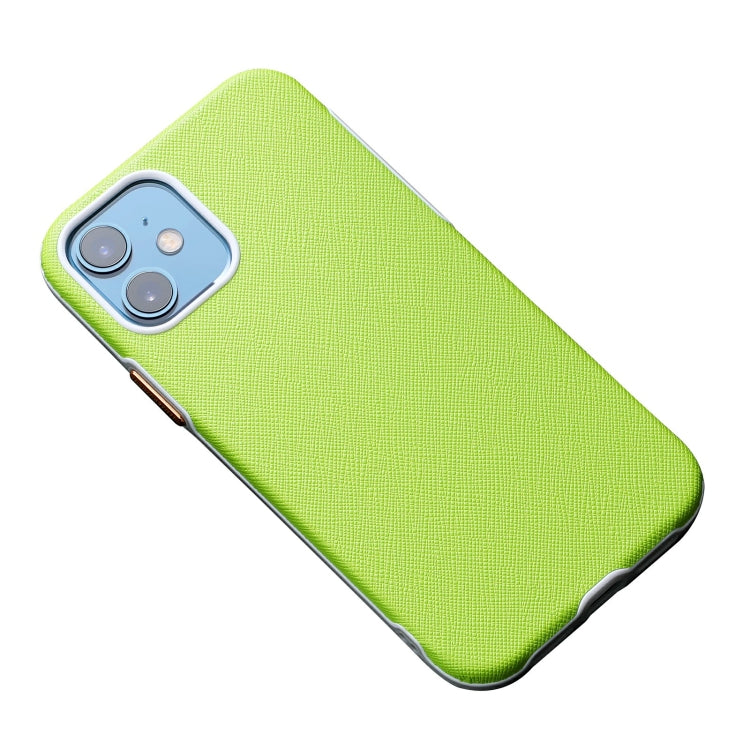 For iPhone 12 mini Business Cross Texture PC Protective Case