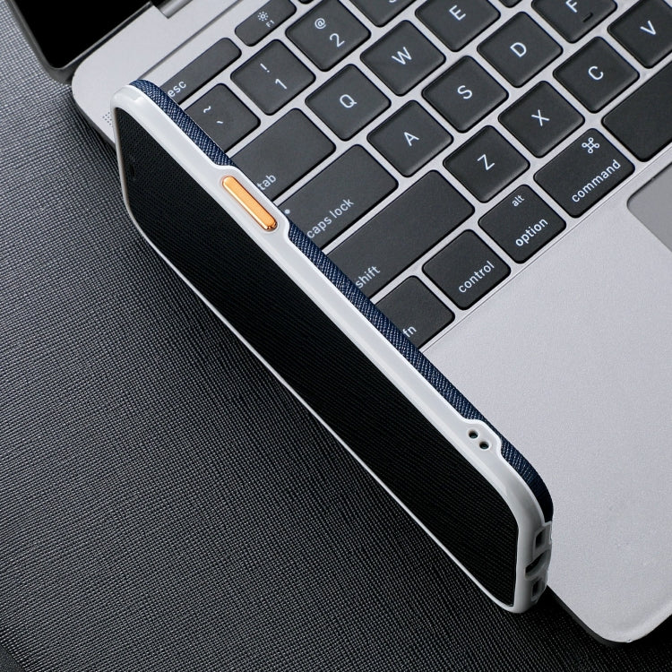 For iPhone 12 / 12 Pro Business Cross Texture PC Protective Case