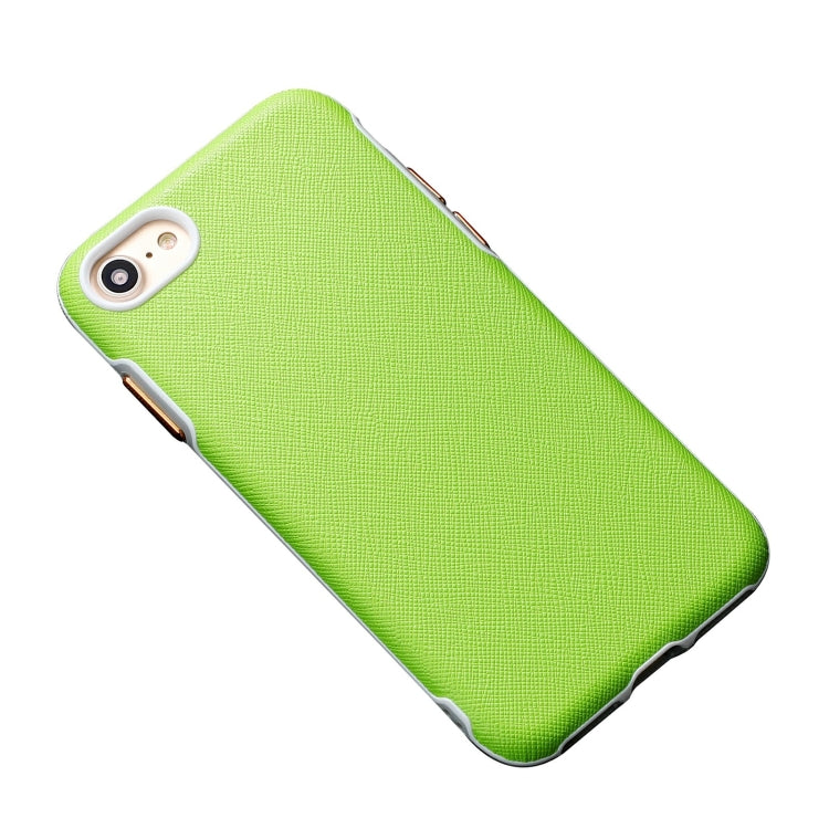 For iPhone SE 2022 / SE 2020 / 8 / 7 Business Cross Texture PC Protective Case