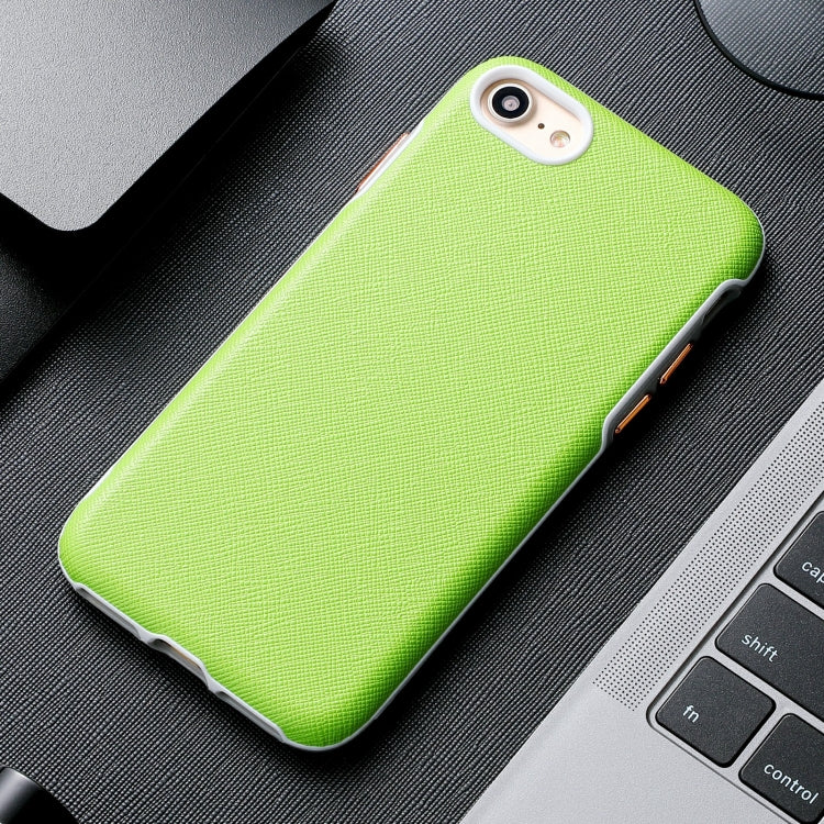 For iPhone SE 2022 / SE 2020 / 8 / 7 Business Cross Texture PC Protective Case