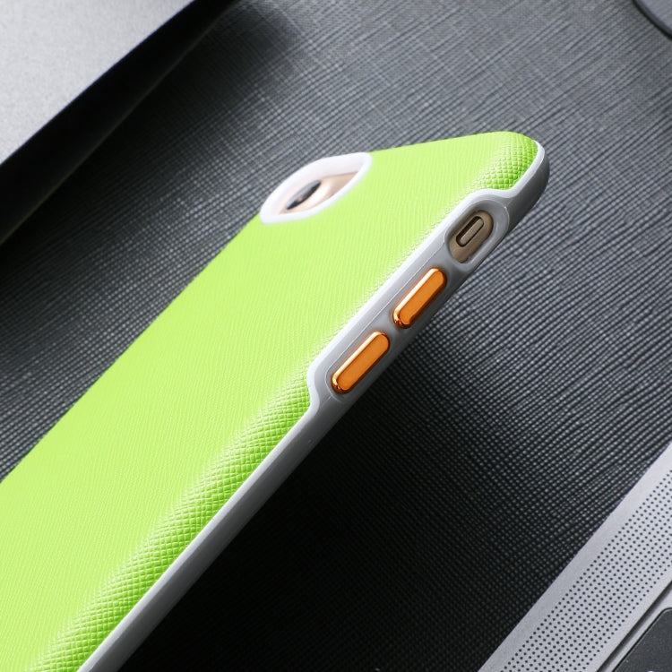 For iPhone SE 2022 / SE 2020 / 8 / 7 Business Cross Texture PC Protective Case