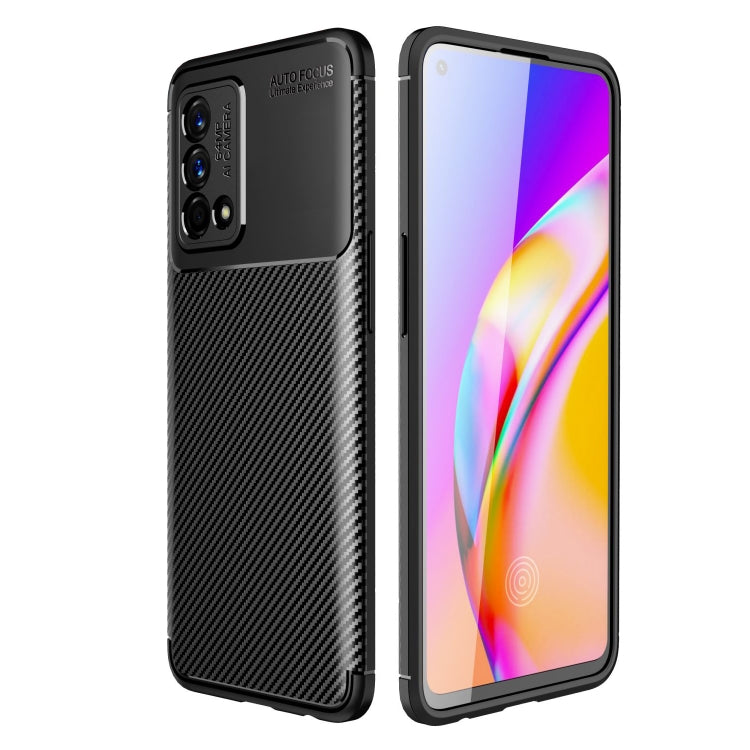 For OPPO K9 Carbon Fiber Texture Shockproof TPU Case