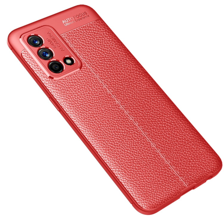 For OPPO K9 Litchi Texture TPU Shockproof Case
