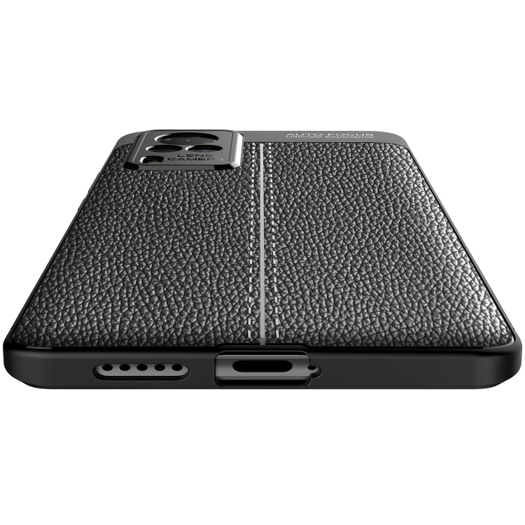 For vivo X60 Pro (International Version) Litchi Texture TPU Shockproof Case