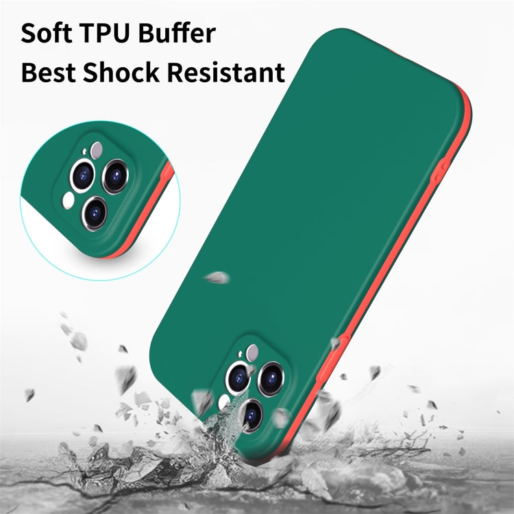 For iPhone 12 mini Dual-color 360 Degrees Full Coverage Protective PC + TPU Shockproof Case