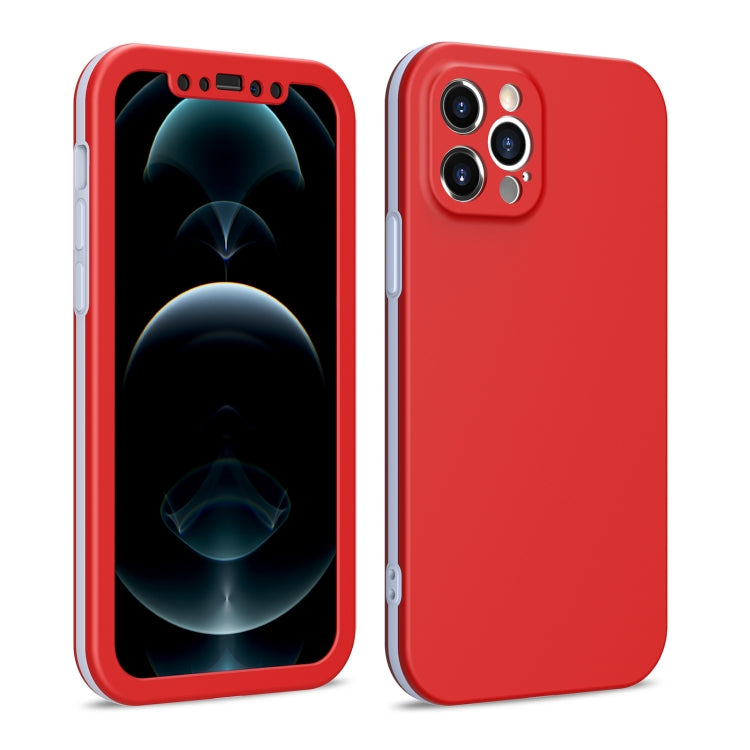 For iPhone 11 Dual-color 360 Degrees Full Coverage Protective PC + TPU Shockproof Case