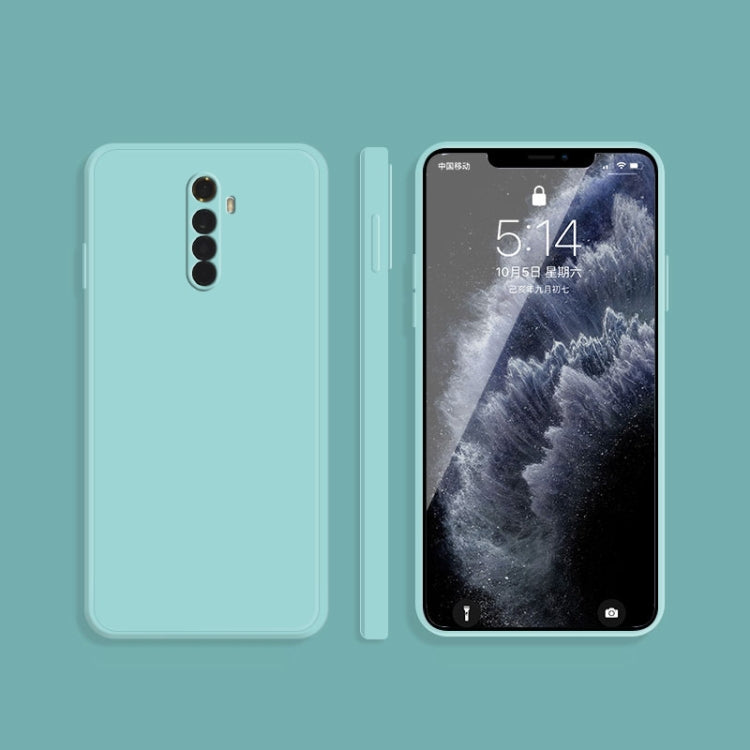 For OPPO Realme X2 Pro  / Reno Ace Solid Color Imitation Liquid Silicone Straight Edge Dropproof Full Coverage Protective Case