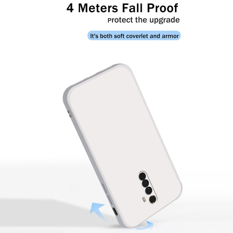 For OPPO Realme X2 Pro  / Reno Ace Solid Color Imitation Liquid Silicone Straight Edge Dropproof Full Coverage Protective Case