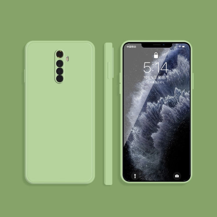 For OPPO Realme X2 Pro  / Reno Ace Solid Color Imitation Liquid Silicone Straight Edge Dropproof Full Coverage Protective Case