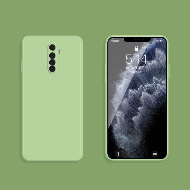 For OPPO Realme X2 Pro  / Reno Ace Solid Color Imitation Liquid Silicone Straight Edge Dropproof Full Coverage Protective Case