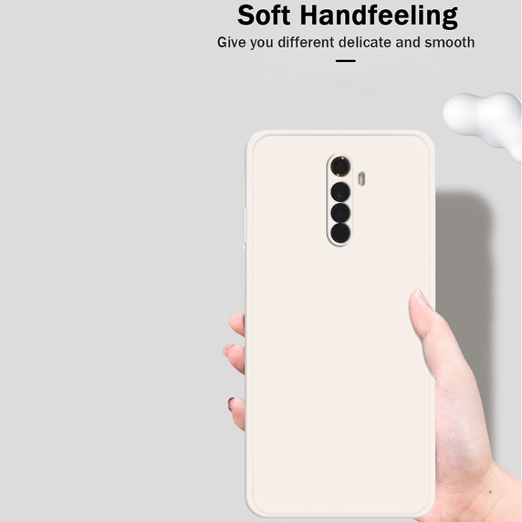 For OPPO Realme X2 Pro  / Reno Ace Solid Color Imitation Liquid Silicone Straight Edge Dropproof Full Coverage Protective Case