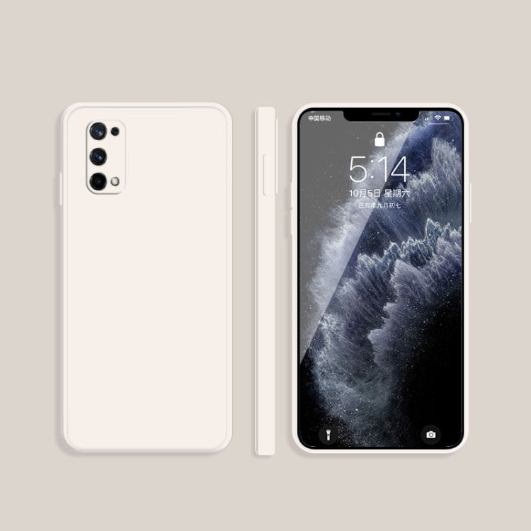 For OPPO Realme X7 / X7 Pro 5G Solid Color Imitation Liquid Silicone Straight Edge Dropproof Full Coverage Protective Case