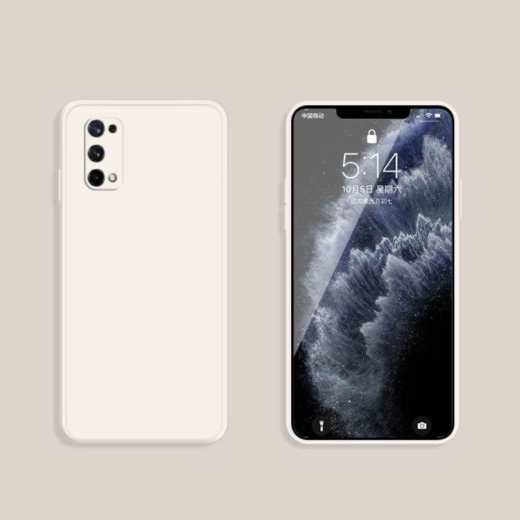 For OPPO Realme X7 / X7 Pro 5G Solid Color Imitation Liquid Silicone Straight Edge Dropproof Full Coverage Protective Case