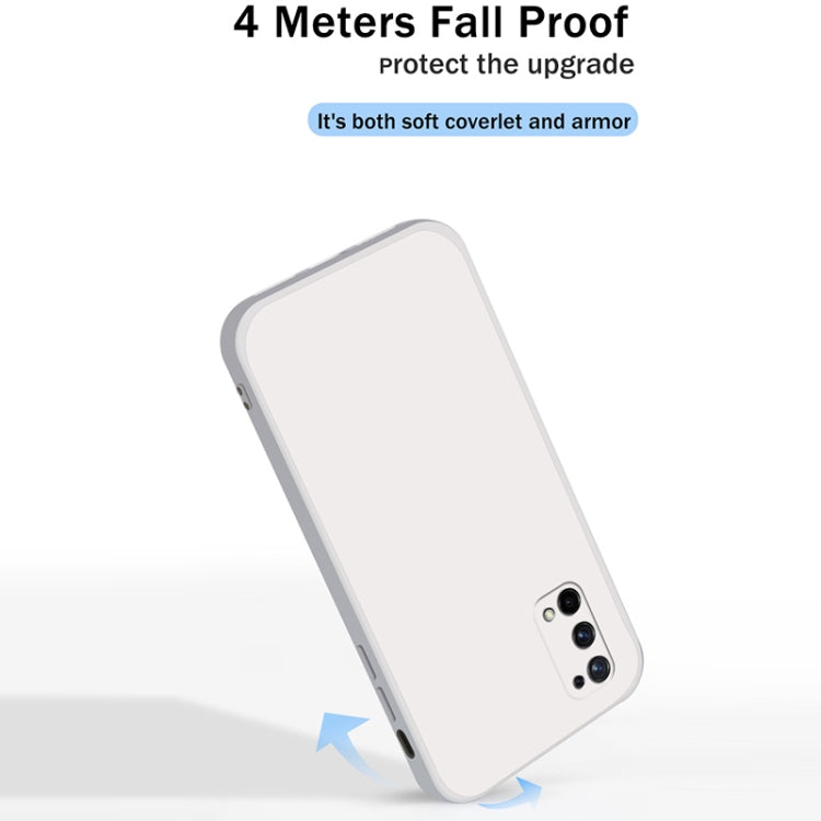 For OPPO Realme X7 / X7 Pro 5G Solid Color Imitation Liquid Silicone Straight Edge Dropproof Full Coverage Protective Case