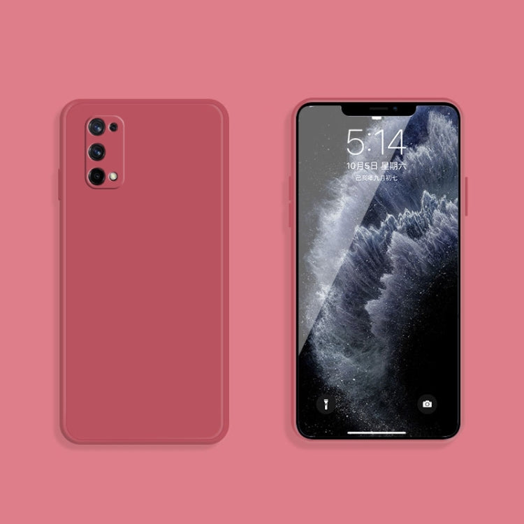 For OPPO Realme X7 / X7 Pro 5G Solid Color Imitation Liquid Silicone Straight Edge Dropproof Full Coverage Protective Case