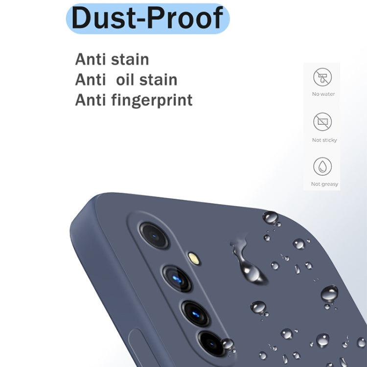 For OPPO Realme X50 Pro 5G Solid Color Imitation Liquid Silicone Straight Edge Dropproof Full Coverage Protective Case