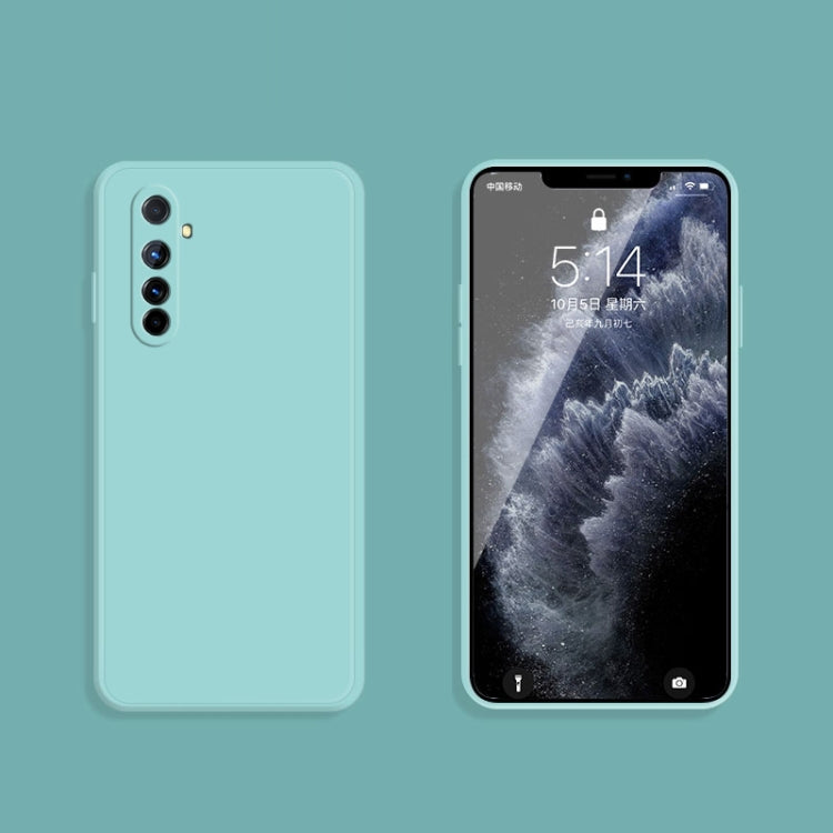 For OPPO Realme X50 Pro 5G Solid Color Imitation Liquid Silicone Straight Edge Dropproof Full Coverage Protective Case