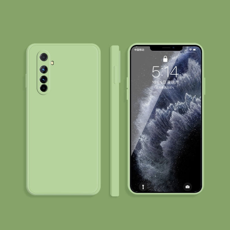 For OPPO Realme X50 Pro 5G Solid Color Imitation Liquid Silicone Straight Edge Dropproof Full Coverage Protective Case