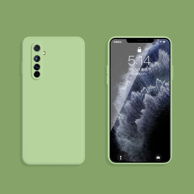 For OPPO Realme X50 Pro 5G Solid Color Imitation Liquid Silicone Straight Edge Dropproof Full Coverage Protective Case