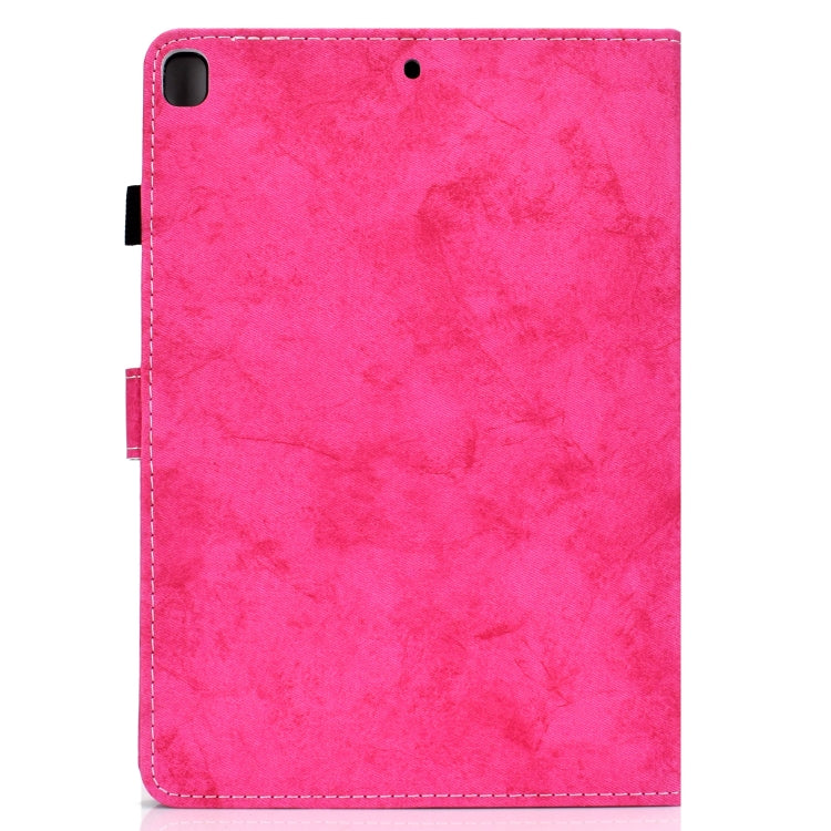 For iPad 10.2 2021 / 2020 / 2019 Solid Color Horizontal Flip Leather Case with Holder & Card Slots & Pen Slot & Sleep / Wake-up Function