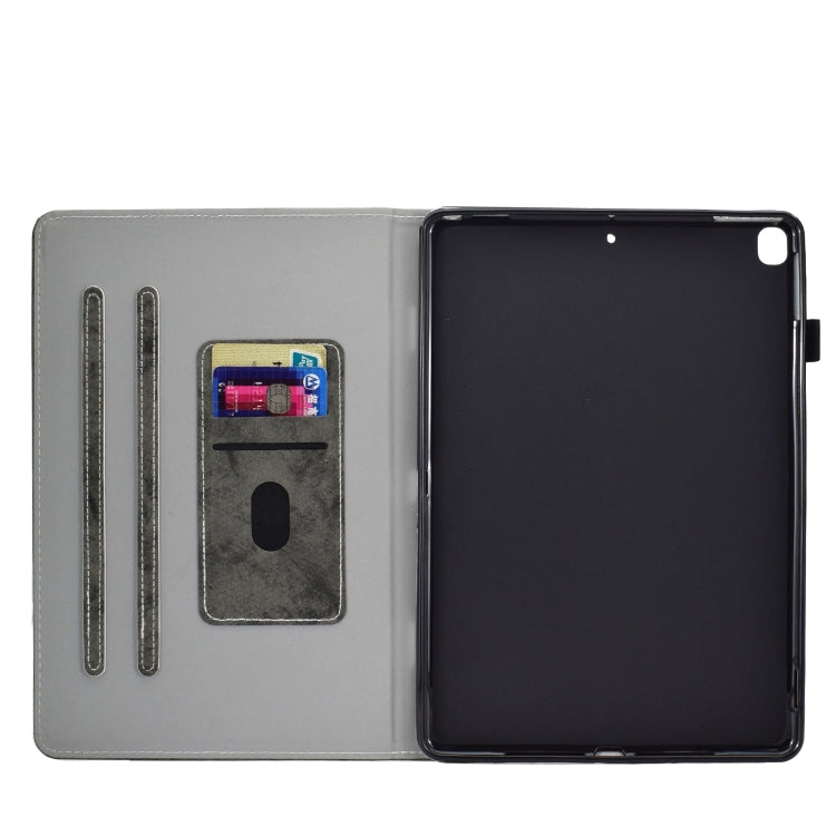For iPad 10.2 2021 / 2020 / 2019 Solid Color Horizontal Flip Leather Case with Holder & Card Slots & Pen Slot & Sleep / Wake-up Function