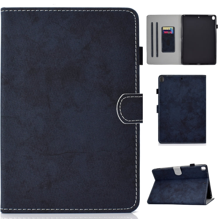 For iPad 10.2 2021 / 2020 / 2019 Solid Color Horizontal Flip Leather Case with Holder & Card Slots & Pen Slot & Sleep / Wake-up Function