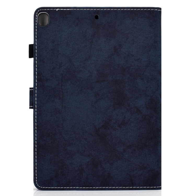 For iPad 10.2 2021 / 2020 / 2019 Solid Color Horizontal Flip Leather Case with Holder & Card Slots & Pen Slot & Sleep / Wake-up Function