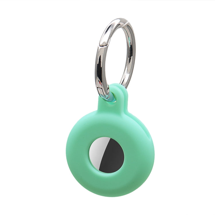 Hollow Anti-scratch Silicone Shockproof Protective Cover Case with Keychain Hook Loop For AirTag