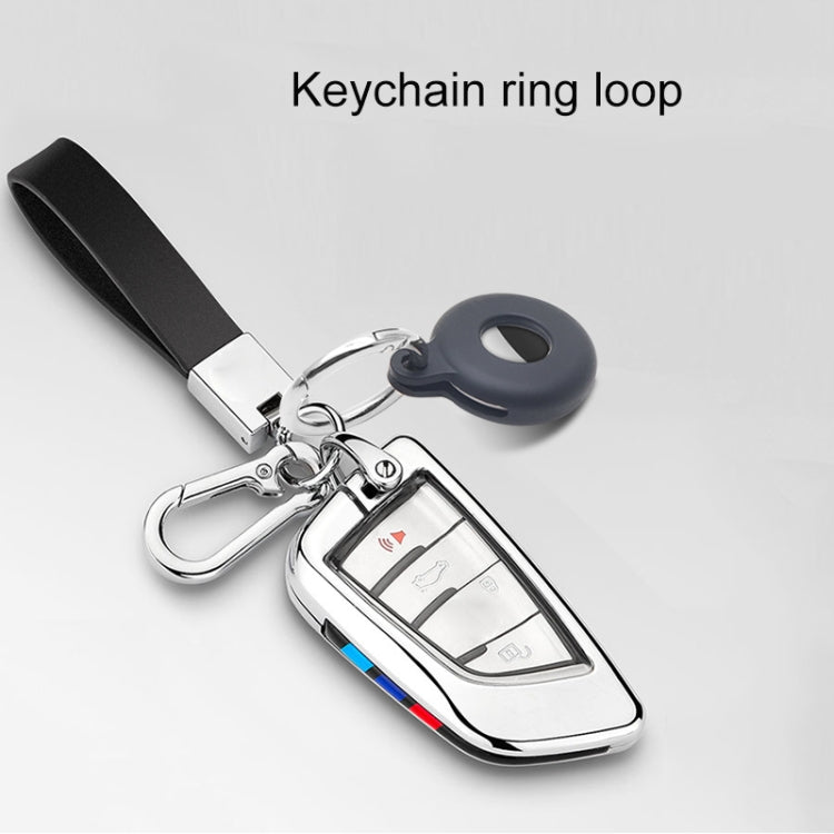 Hollow Anti-scratch Silicone Shockproof Protective Cover Case with Keychain Hook Loop For AirTag