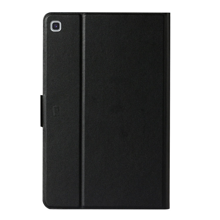 For Samsung Galaxy Tab A7 Lite 8.7 (2021) T220 Pure Color Horizontal Flip Leather Case with Card Slots & Holder & Lanyard