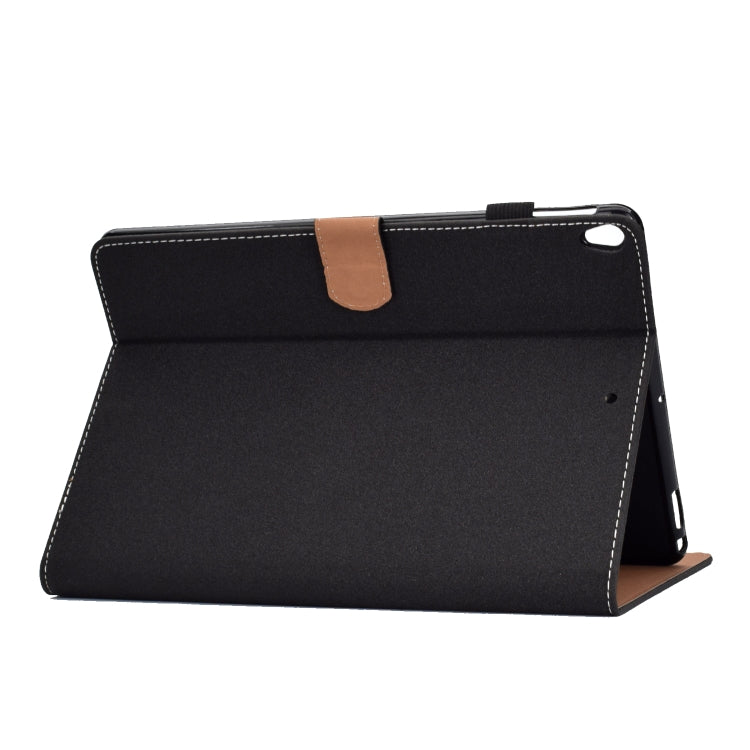 For iPad 10.2 2021 / 2020 / 2019 Solid Color Horizontal Flip Leather Case with Holder & Card Slots & Pen Slot & Sleep / Wake-up Function