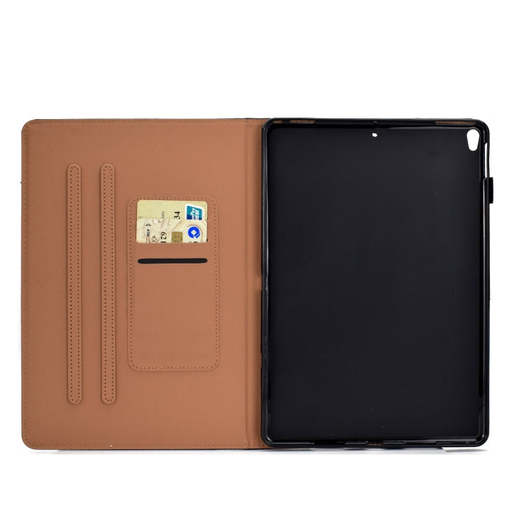 For iPad 10.2 2021 / 2020 / 2019 Solid Color Horizontal Flip Leather Case with Holder & Card Slots & Pen Slot & Sleep / Wake-up Function