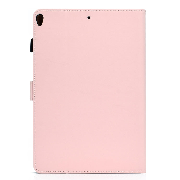For iPad 10.2 2021 / 2020 / 2019 Solid Color Horizontal Flip Leather Case with Holder & Card Slots & Pen Slot & Sleep / Wake-up Function