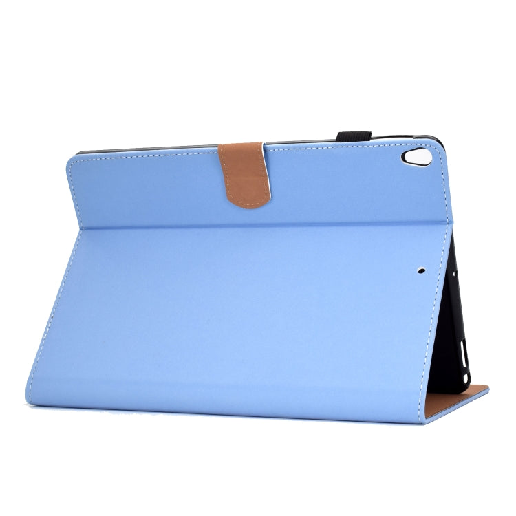For iPad 10.2 2021 / 2020 / 2019 Solid Color Horizontal Flip Leather Case with Holder & Card Slots & Pen Slot & Sleep / Wake-up Function