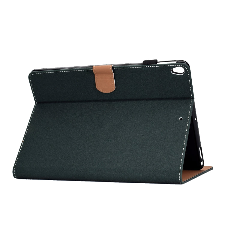 For iPad 10.2 2021 / 2020 / 2019 Solid Color Horizontal Flip Leather Case with Holder & Card Slots & Pen Slot & Sleep / Wake-up Function