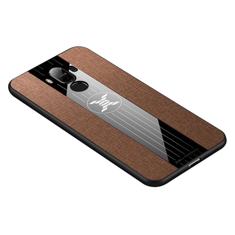 For Huawei Mate 9 XINLI Stitching Cloth Textue Shockproof TPU Protective Case
