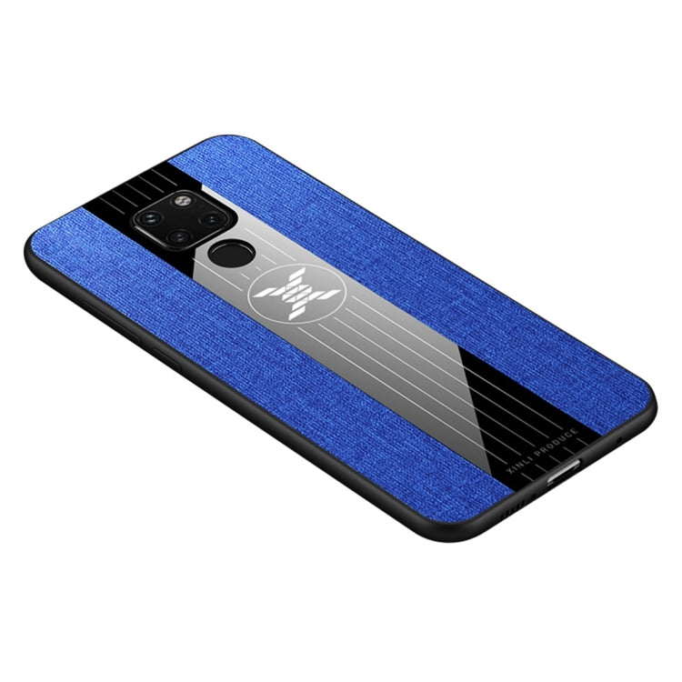 For Huawei Mate 20 XINLI Stitching Cloth Textue Shockproof TPU Protective Case