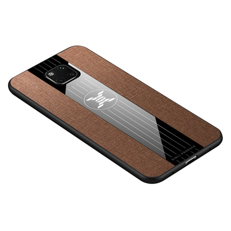 For Huawei Mate 20 Pro XINLI Stitching Cloth Textue Shockproof TPU Protective Case