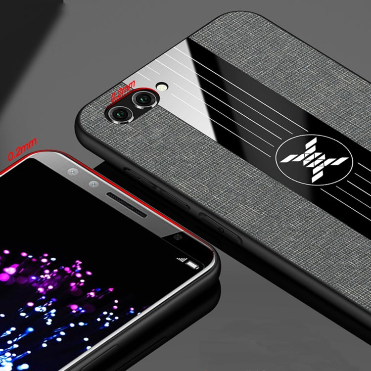 For Huawei nova 2s XINLI Stitching Cloth Textue Shockproof TPU Protective Case